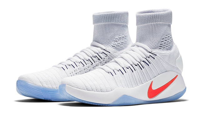 Nike,Hyperdunk,USA  发售日期确定，Nike Hyperdunk 2016 Flyknit “USA”