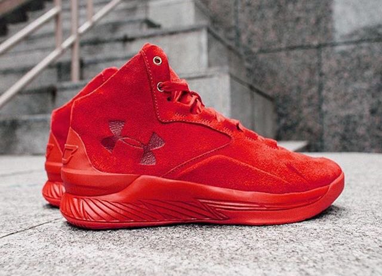 Curry 1,Under Armour  别样精彩，红麂皮 Under Armour Curry Lux 本周即将发售