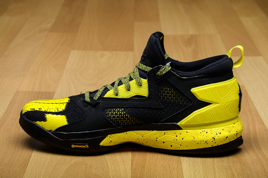 2,利拉德2代 利拉德2代 adidas d lillard 2 "black/yellow" 黑黄配色