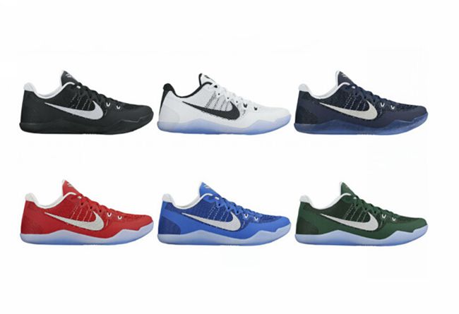 Nike,Kobe 11  延续传统，Nike Kobe 11 六款团队配色现已发售