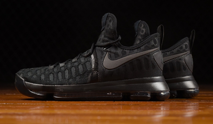 Nike,KD 9,843392-001  霸气酷黑！Nike KD 9 “Triple Black” 抢先预览