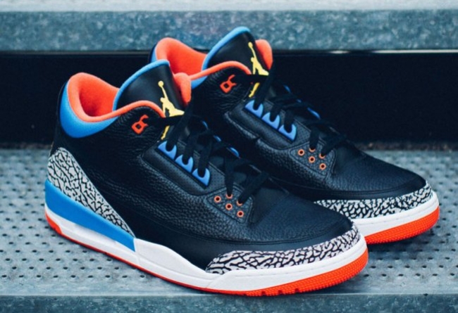 AJ3,Air Jordan 3,PE  威少专属！Air Jordan 3 “OKC Home” PE 首次曝光