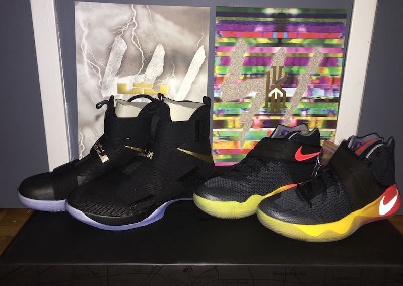 Nike,LeBron Soldier 10,Kyrie 2  Game 5 冠军套装！詹姆斯和欧文冠军套装实物近赏