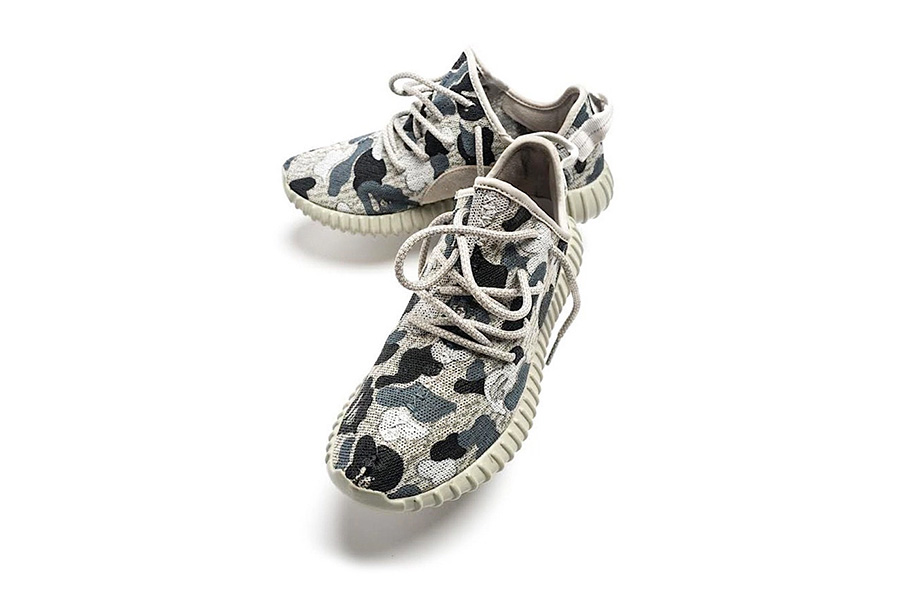 Yeezy 350 Boost,Yeezy,BAPE  当 BAPE 经典迷彩登陆 Yeezy 350 Boost！