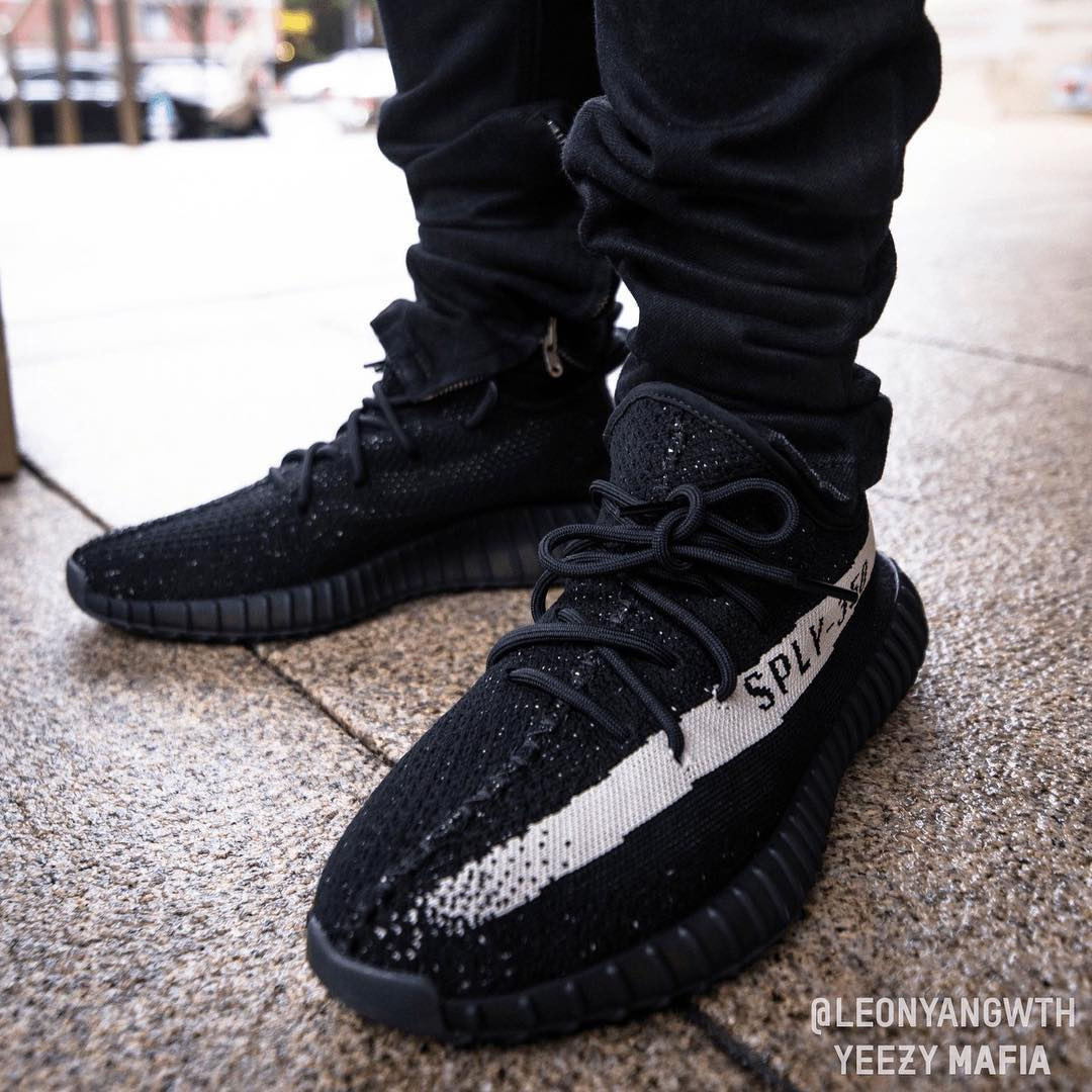 BY1640,Yeezy 350 Boost V2,Yeez BY1640 推迟到黑五！？Yeezy 350 V2 黑白配色提前开箱