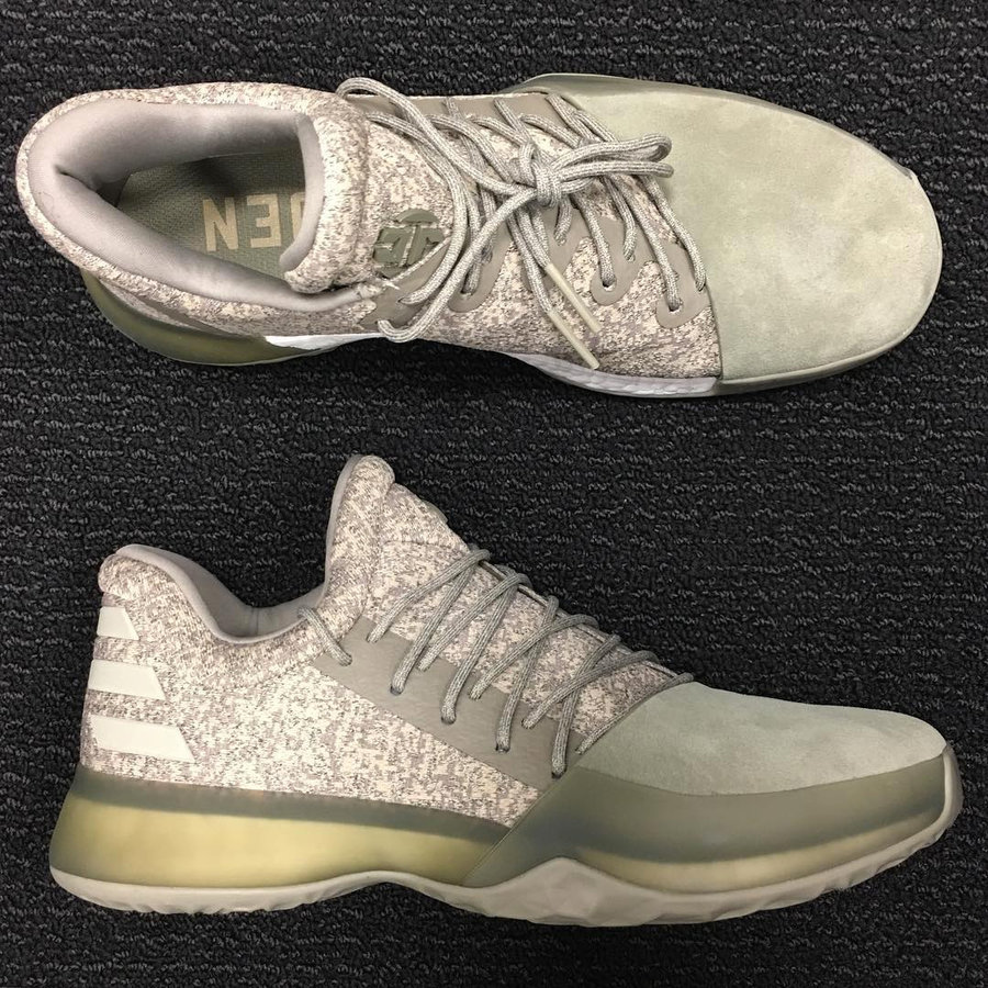 Harden Vol1,adidas 哈登首款签名战靴 军事风范！adidas Harden Vol. 1 “Cargo” 实物曝光