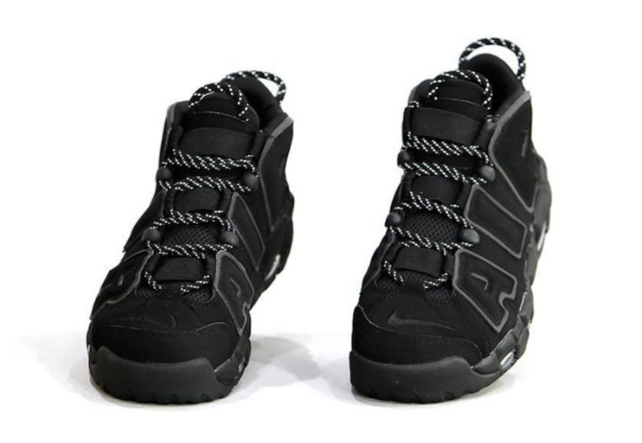 Nike,Air More Uptempo  20 周年纪念！Nike Air More Uptempo “Triple Black” 图片近赏