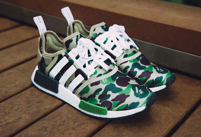 adidas,NMD,BAPE  国内将同步发售！BAPE x adidas NMD R1 美图近赏