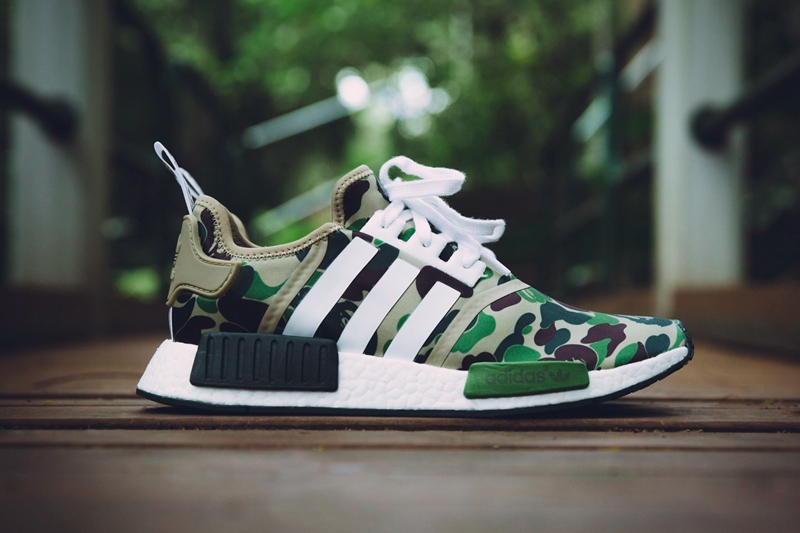 adidas,NMD,BAPE  国内将同步发售！BAPE x adidas NMD R1 美图近赏