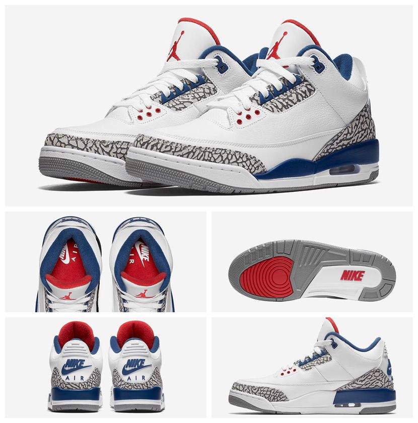 Air Jordan 3,AJ3,854262-106  全家族尺码登场！Air Jordan 3 “Ture Blue” 美图近览