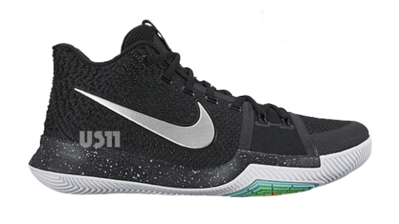 nike,nike kyrie 3  圣诞发售？Nike Kyrie 3 黑白可能提前上市