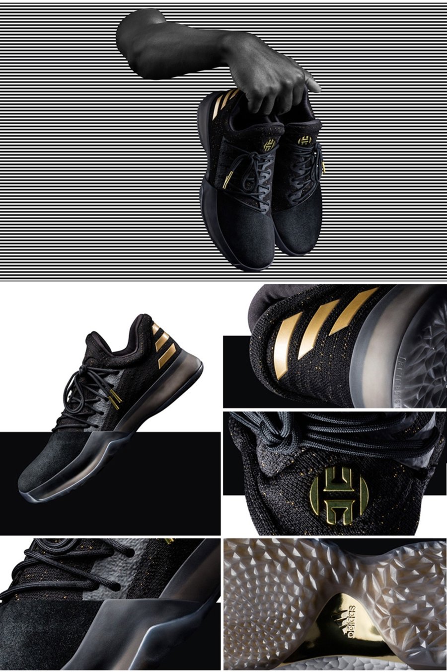 adidas,Haeden Vol. 1,BW0545  黑金限量！adidas Harden Vol.1 官网现已上架