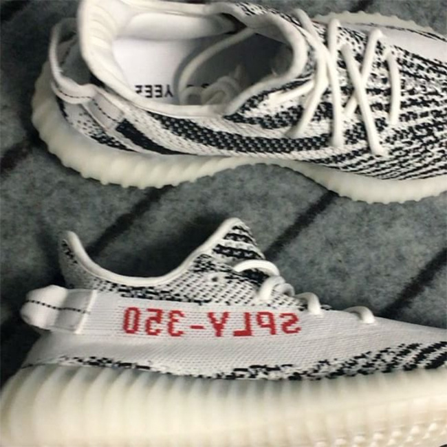 Yeezy 350 Boost V2,Yeezy 350 B  这个斑马配色的 Yeezy Sample 现在要卖 00 美元！