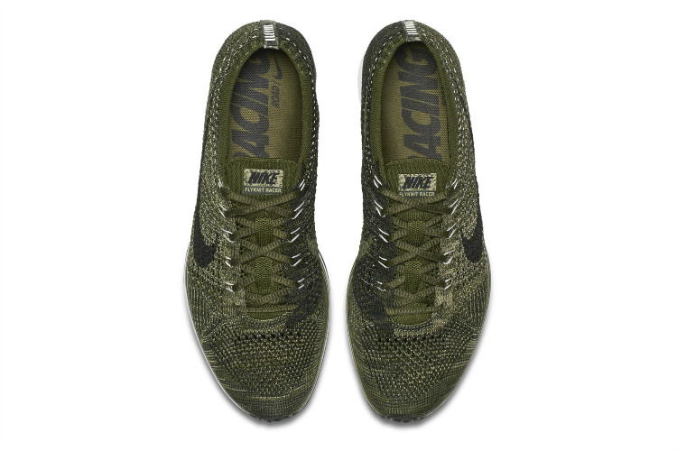 Nike, Flyknit Racer  官图释出！Nike Flyknit Racer “Rough Green” 本周发售