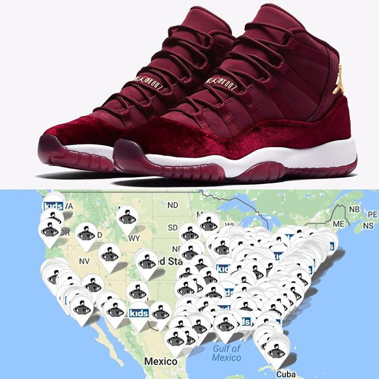 AJ11,Air Jordan 11,852625-650  海外发售店铺公布！Air Jordan 11 “Heiress” 即将发售