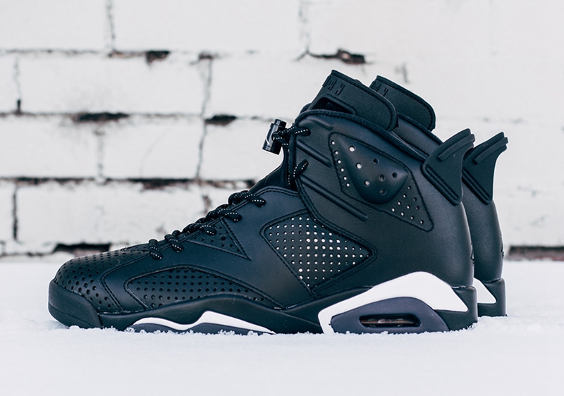 384664-020,AJ6,Air Jordan 6  年底来袭！Air Jordan 6 “Black Cat” 最新实物近览