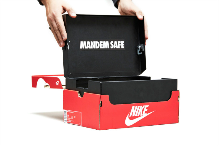 Nike,The Mandem Safe  球鞋周边！The Mandem Safe 推出鞋盒保险箱