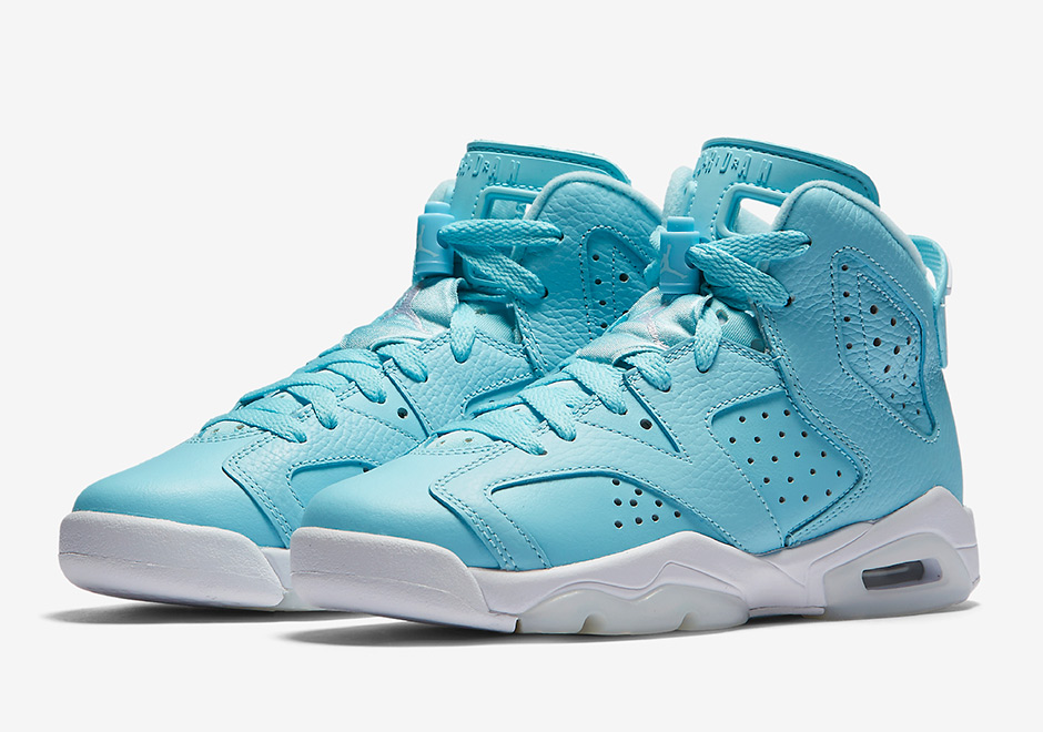 AJ6,Air Jordan 6,543390-407  543390-407  最大 43 码！Air Jordan 6 GS “Still Blue” 明年 3 月发售