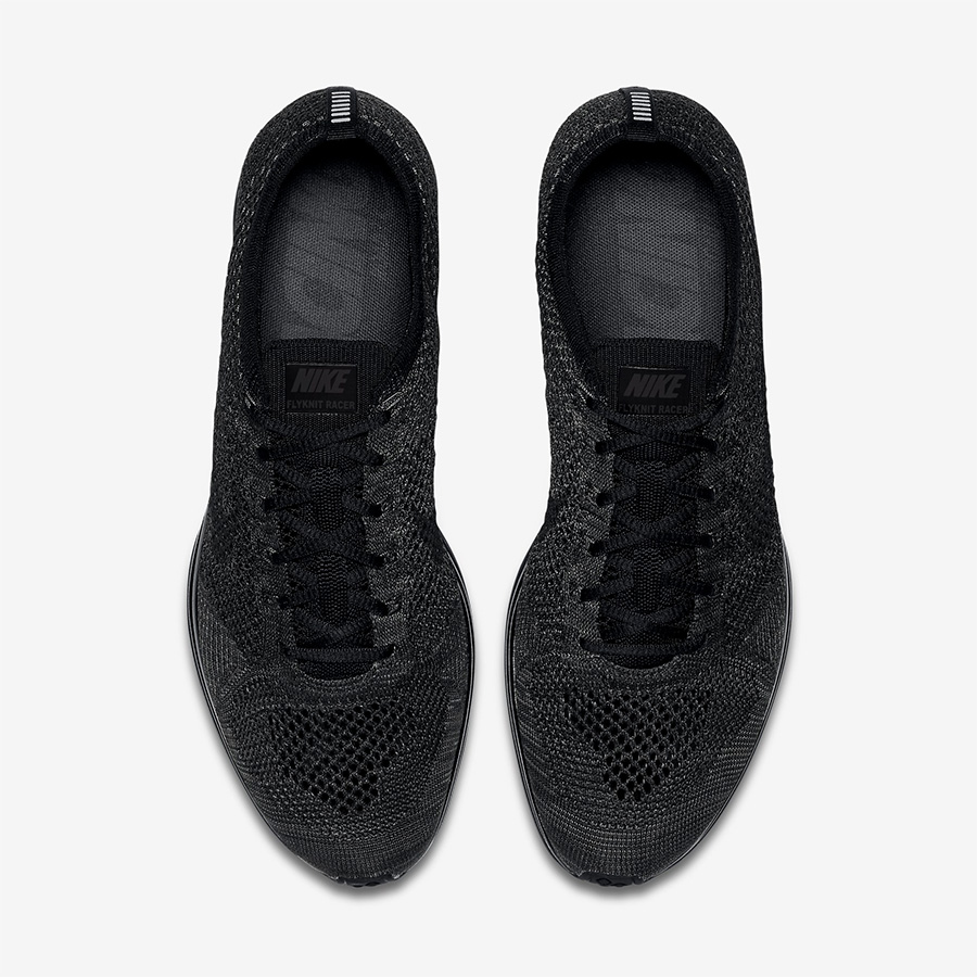 526628-009,Flyknit Racer,Nike 526628-009 纯正黑魂！Nike Flyknit Racer “Triple Black” 刚刚上架