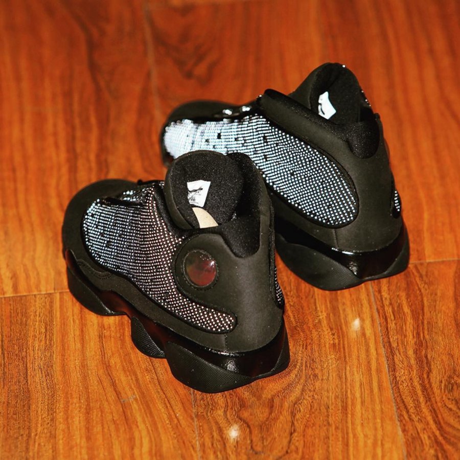 AJ13,Air Jordan 13,414571-011  夜色中的黑猫！Air Jordan 13 “Black Cat” 美图近赏