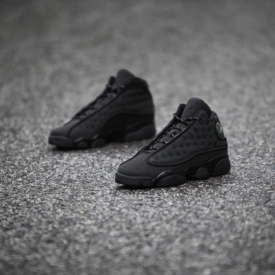 AJ13,Air Jordan 13,414571-011  夜色中的黑猫！Air Jordan 13 “Black Cat” 美图近赏