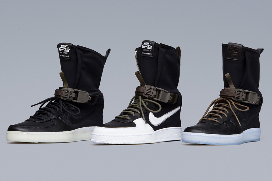 ACR,官网,售罄,ACRONYM,Nike,AF1,Dow  ACR 官网售罄！ACRONYM x Nike AF1 Downtown 三色登场！