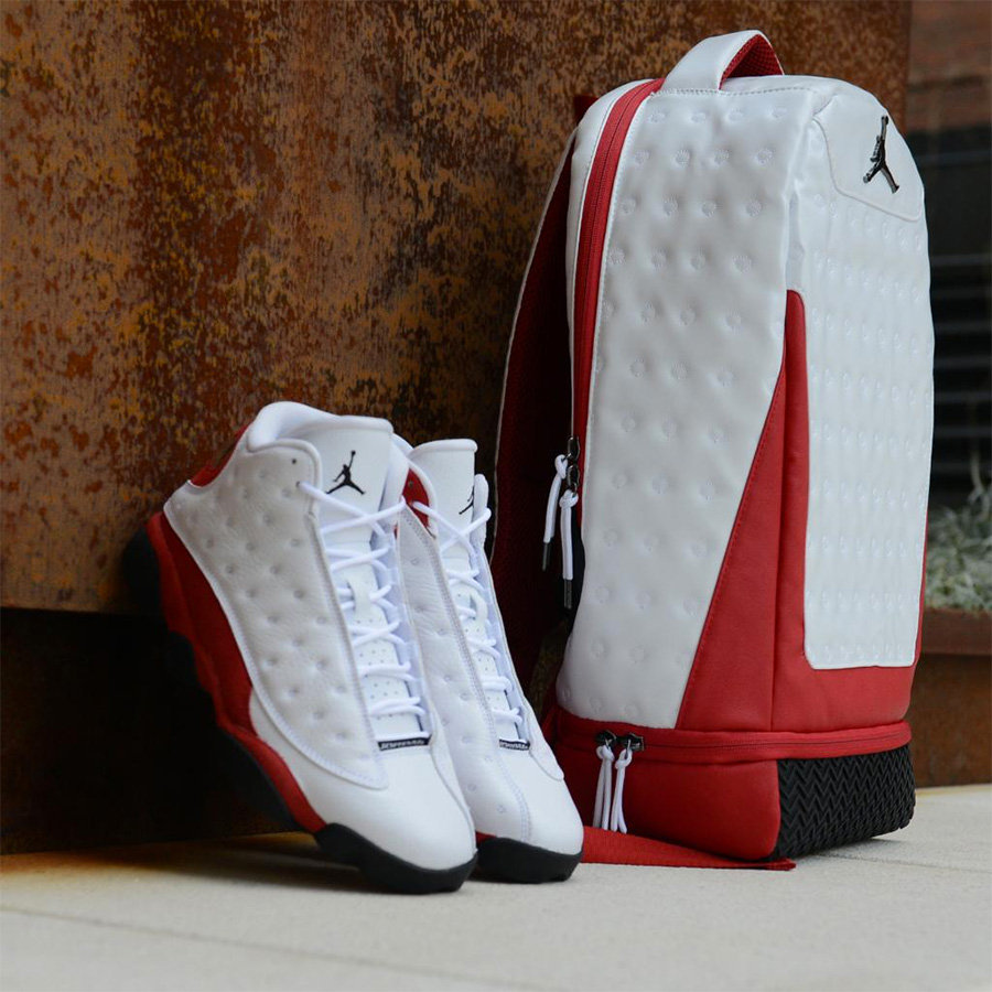 9A1898-001,Air Jordan 13,AJ13 9A1898-001-023 白红 Air Jordan 13 同款背包海外已经发售