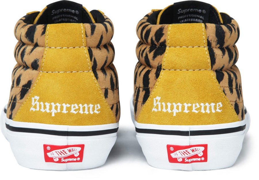 Vans,Sk8-Mid Pro  联名来袭！Supreme x Vans Sk8-Mid Pro 系列，即将发售