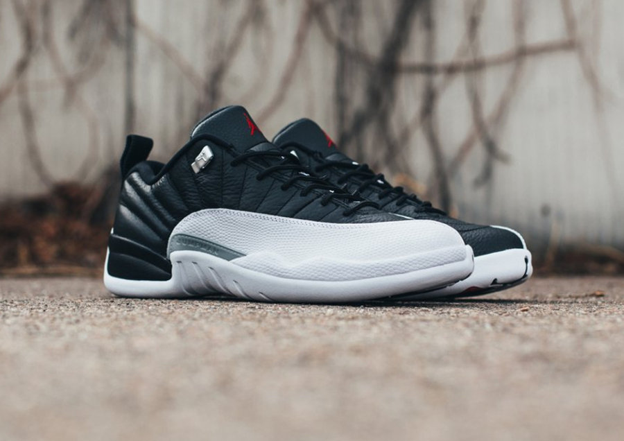 经典黑白！Air Jordan 12 Low “Playoff” 目前入手最划算！ 球鞋资讯