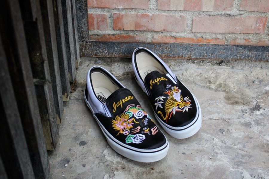 Vans,slip on,Vans x ROLLICKING  横须贺风格！Vans x ROLLICKING 全新联名本周发售