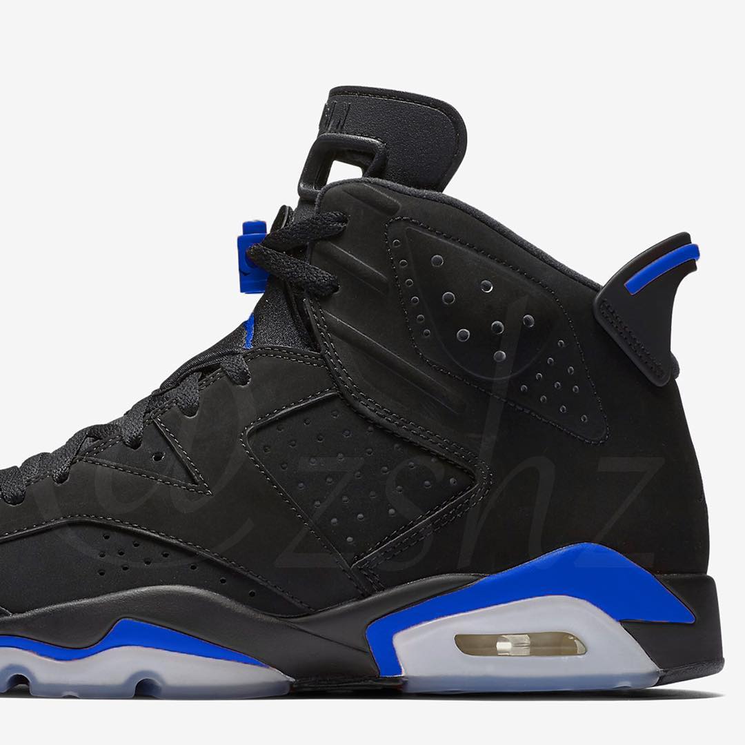 Air Jordan 6,AJ6  反转黑红？Air Jordan 6 “Black/Blue” 全新配色释出！