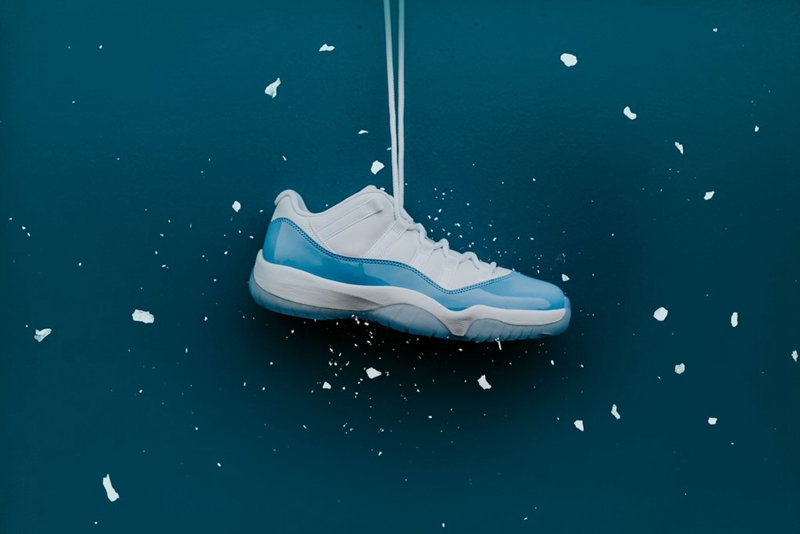 Air Jordan 11 Low,AJ11,528895-  还有三天！提前感受 Air Jordan 11 Low “UNC” 的清爽魅力