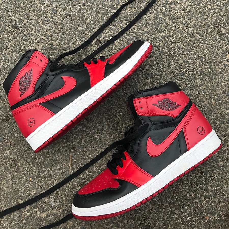 AJ1,Air Jordan 1 AJ1 神秘选手！黑红闪电 fragment x Air Jordan 1 OG 的最新信息