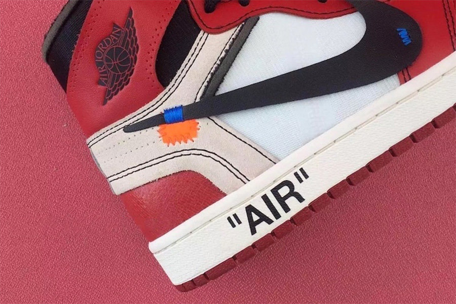 AJ1,Air Jordan 1,Off-White AJ1 细节丰富！OFF-WHITE x Air Jordan 1 完整清晰曝光！