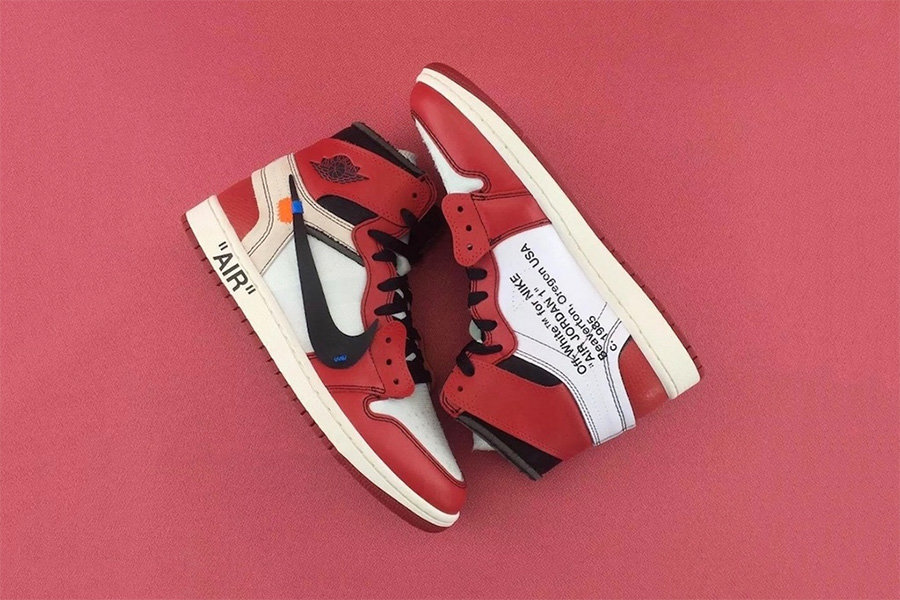 AJ1,Air Jordan 1,Off-White AJ1 细节丰富！OFF-WHITE x Air Jordan 1 完整清晰曝光！