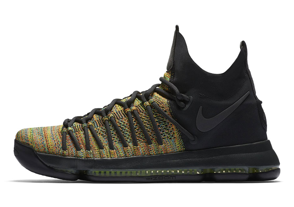 Nike,KD9 Elite  彩色编织鞋面！精英版本 KD 9 Elite “Multicolor” 本月发售！