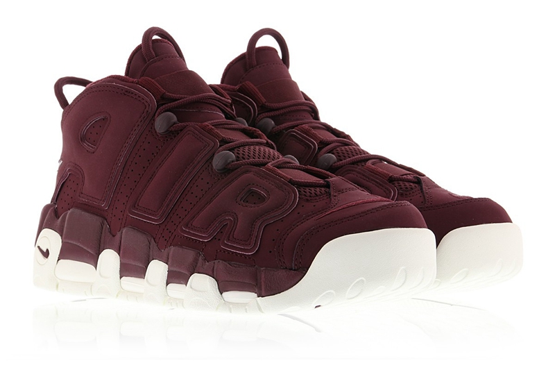 Nike,Air More Uptempo,Bordeaux  气质出众！这双罕见的酒红 “大AIR” 将于下周发售