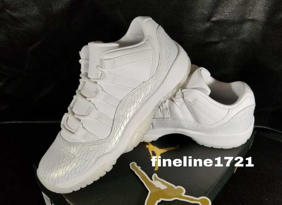 897331-100,Air Jordan 11 Low G  全皮革内衬！Air Jordan 11 Low PRM GS 将于本月发售