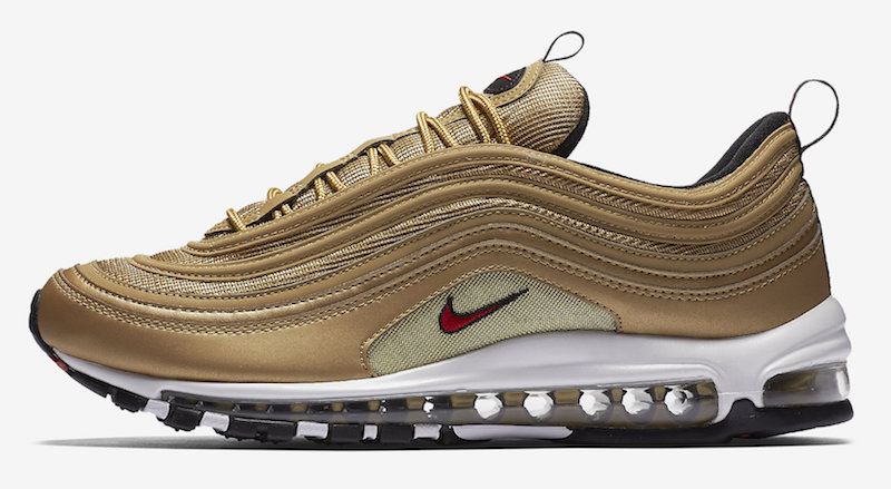 Nike,Air Max 97,Metallic Gold  金子弹 Air Max 97 “Metallic Gold” 官图释出！