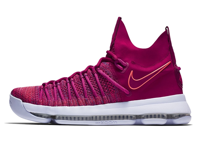 Nike,KD 9,Elite,878639-666  母亲节限定配色！KD 9 Elite “Racer Pink” 本月发售