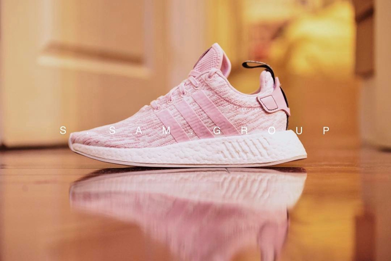 adidas,NMD R2,Pink  粉色风暴！看看这双 NMD R2 “Pink” 颜值究竟有多高！
