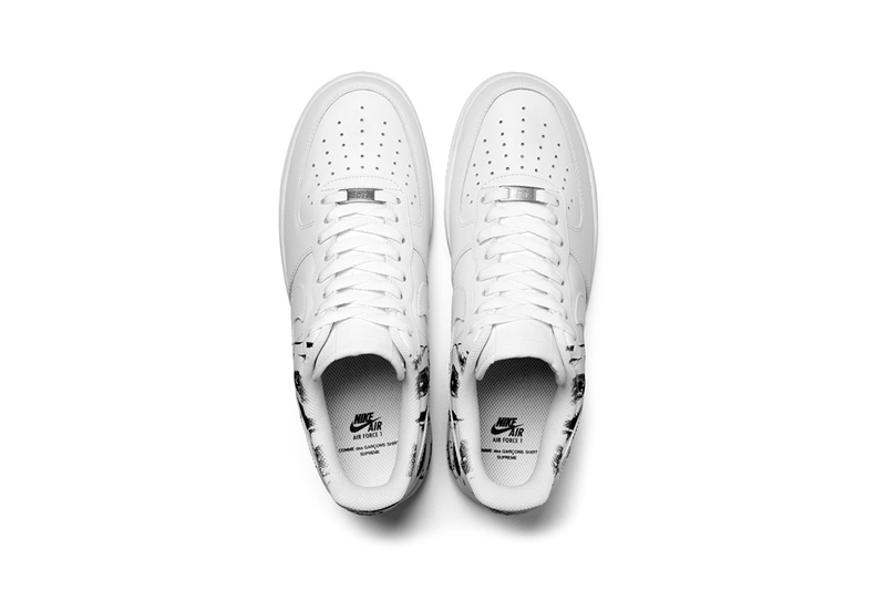 Supreme,CdG,Nike,Air Force 1  发售日期确定！Supreme x CdG x Nike Air Force 1 官图释出