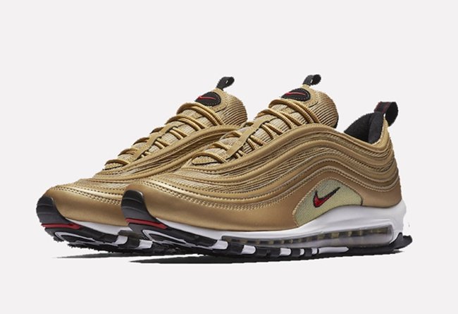 Nike,Air Max 97,884421-700,885  经典再现！金子弹 Nike Air Max 97 OG 官网现已发售！