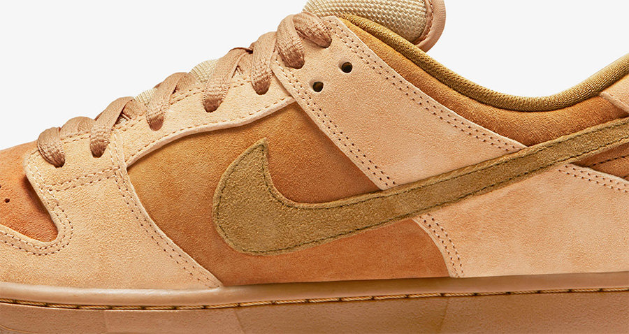 883232-700,Dunk SB,Dunk SB Low 883232-700 小麦色再现！Dunk SB Low Pro “Wheat” 绝对是帅气百搭之选！