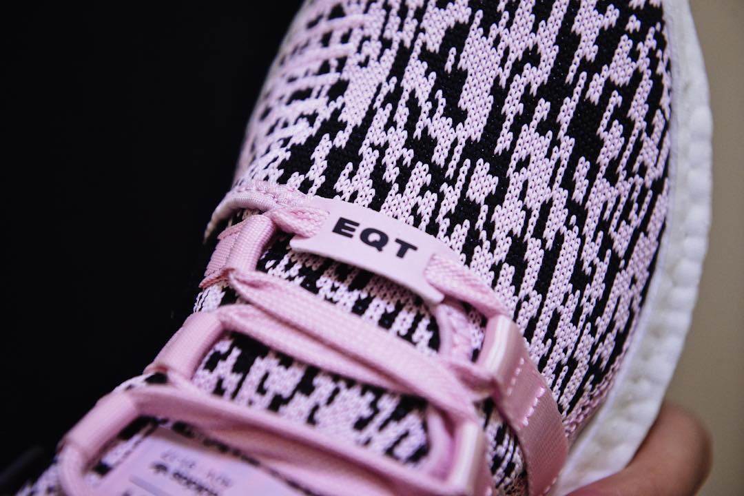 adidas,EQT Support 93/17,BZ058  黑粉配色！EQT BOOST 93/17 “噪音” 实物图释出！