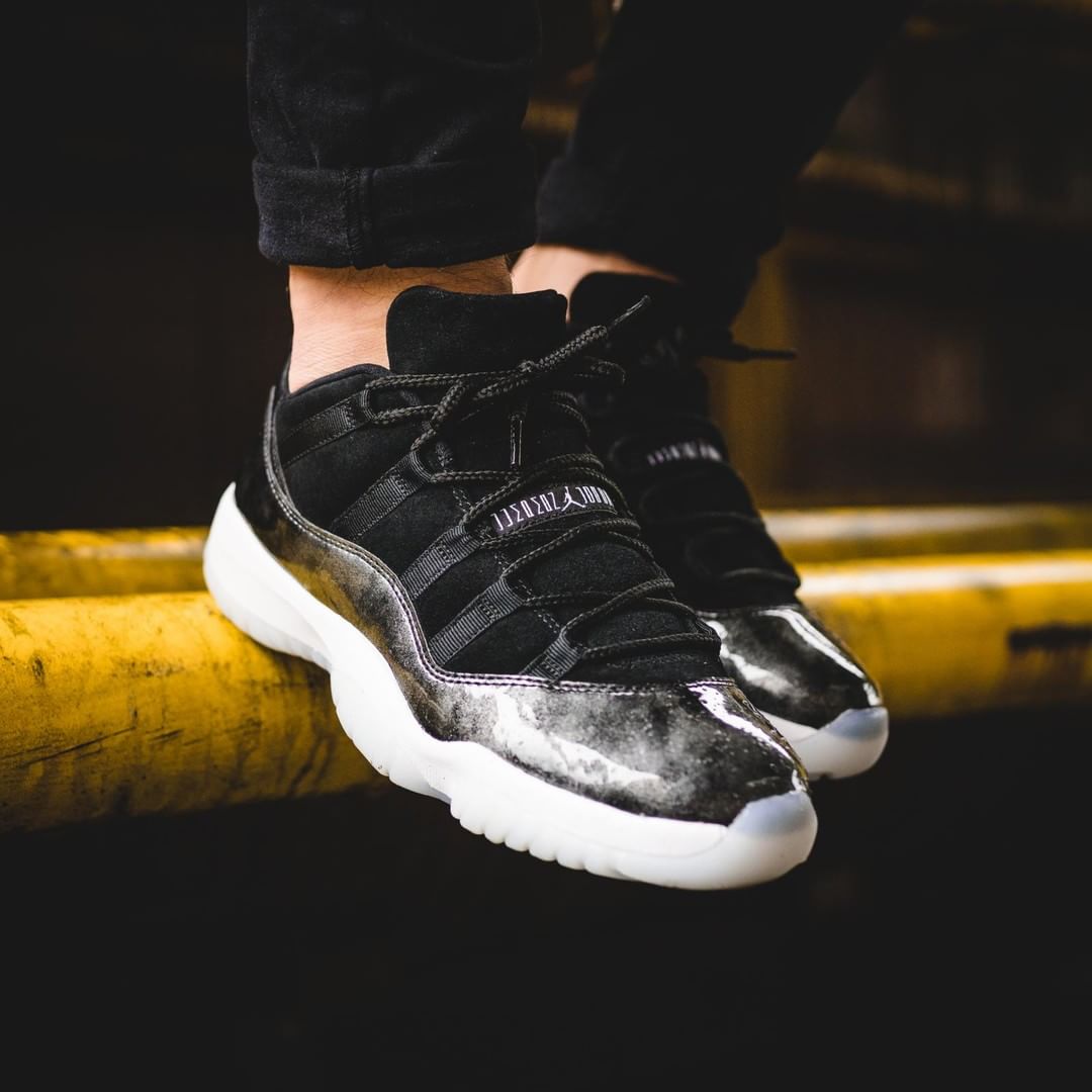 jordan 11 528895-010aj11大魔王 看看大魔王 air jordan 11 low 搭配