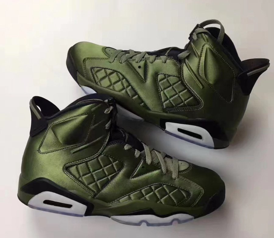 Air Jordan 6,Pinnacle,Flight J  飞人的夹克！全新 Air Jordan 6 “Flight Jacket” 实物释出