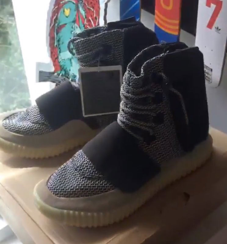 Yeezy 750 Boost  编织鞋面！全新 Yeezy 750 Boost 样品露面