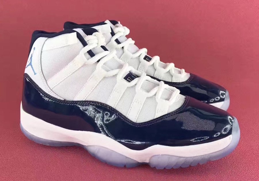 Air Jordan 11,Navy,AJ11,378037  11 月登场！全新 Air Jordan 11 “Navy” 实物细节曝光