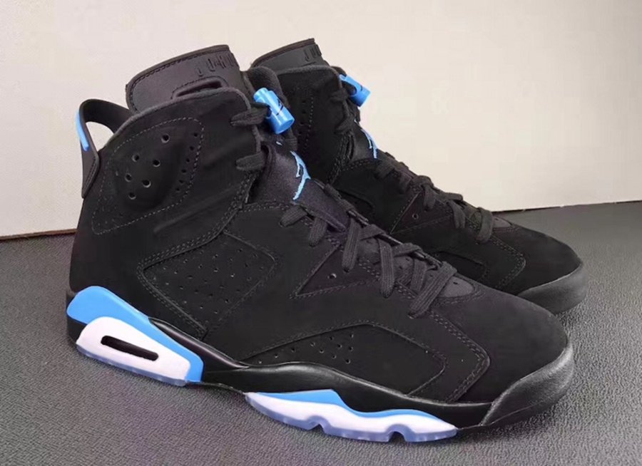 Air Jordan 6,UNC,384664-006  年末登场！Air Jordan 6 “UNC” 多角度实物细节曝光